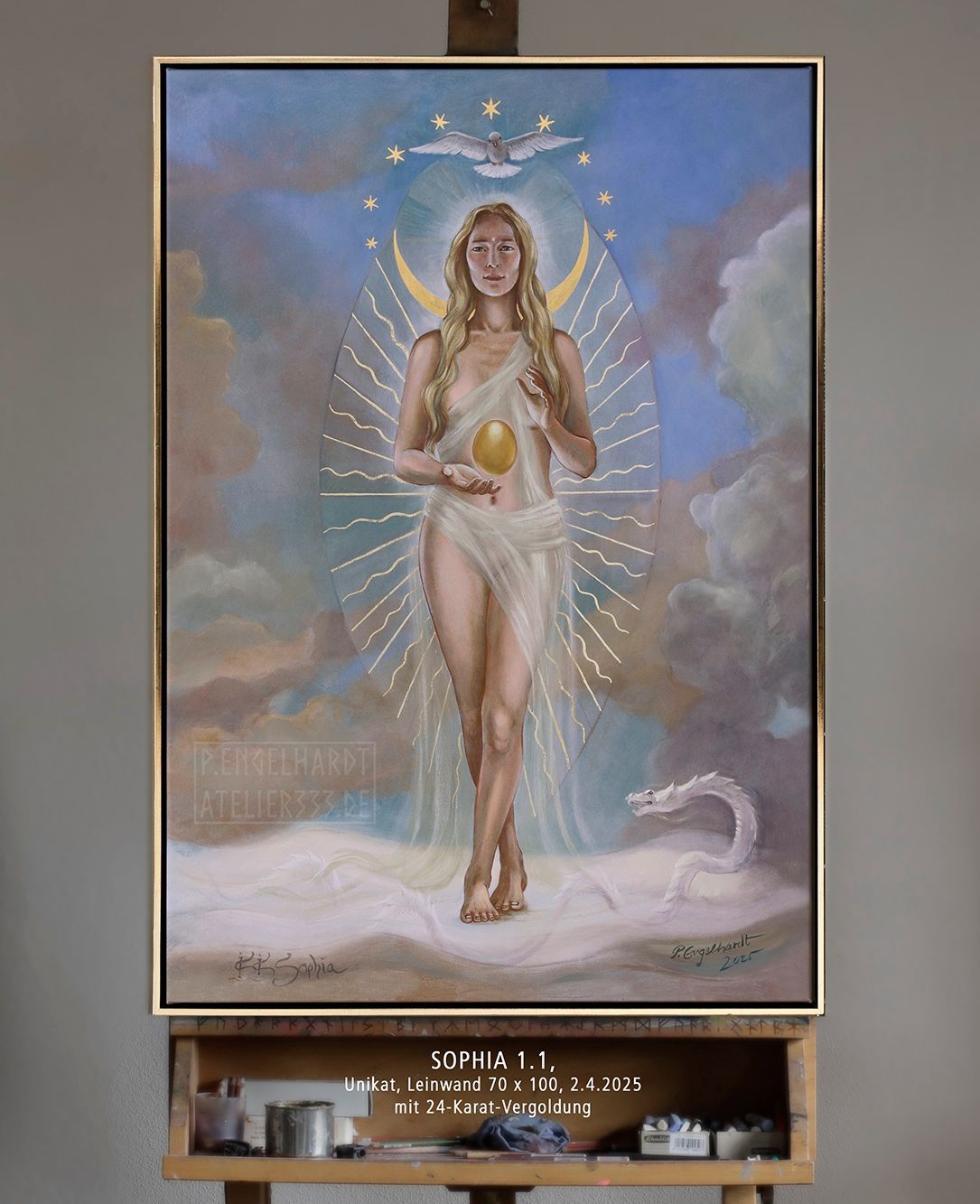 "Sophia" Unikat 70 x 100 cm 2.4.25