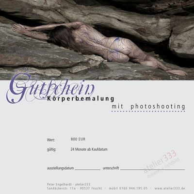 Körperbemalung mit Photoshooting XS Körperbemalung mit Photoshooting XS