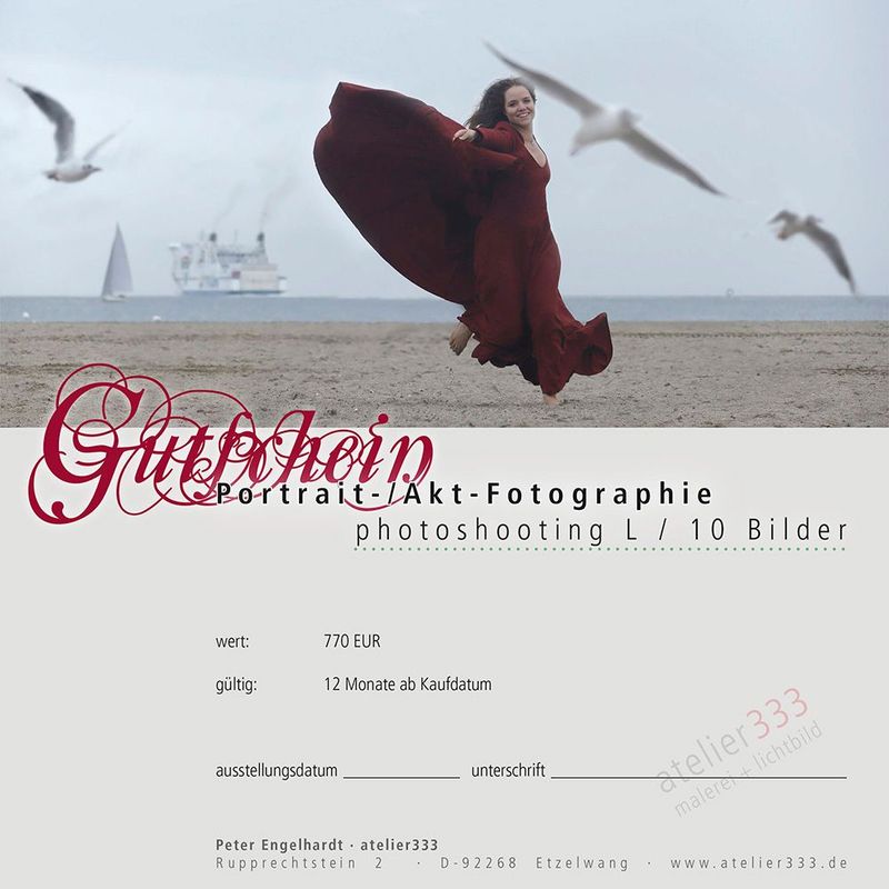 Fotoshooting L - 10 Fotos inklusive Fotoshooting L - 10 Fotos inklusive