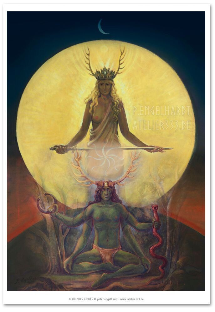 Cernunos & Disi FineArt-Print Cernunos & Disi FineArt-Print