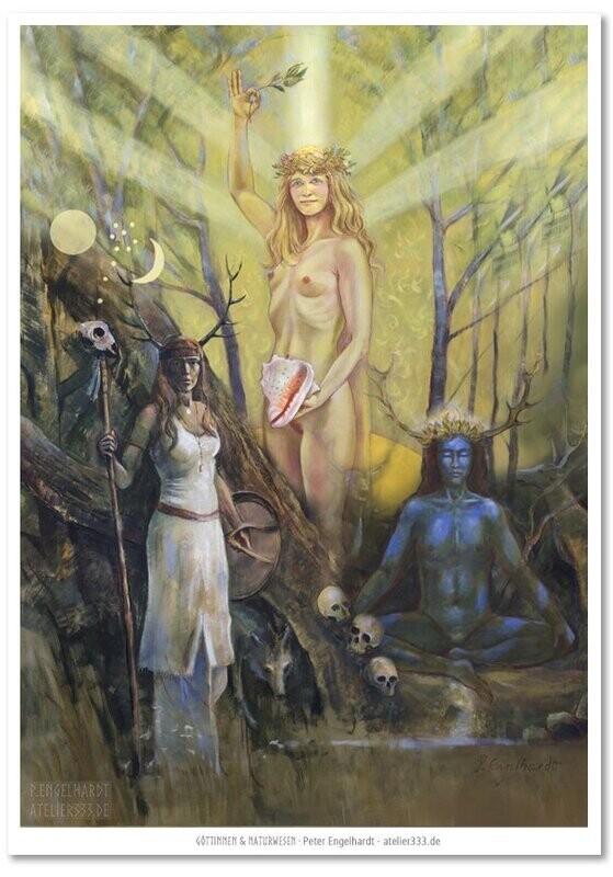 Göttinnen & Naturwesen FineArt Print