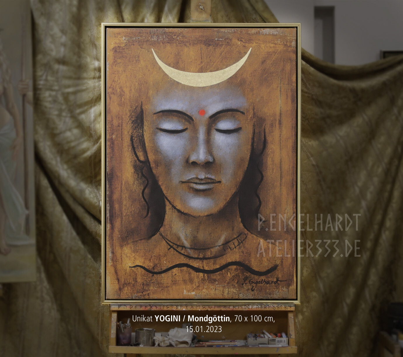 "Yogini" Unikat 70x100 15.1.2023