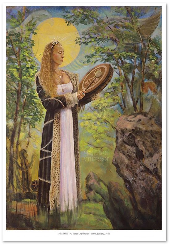 Schamanin FineArt-Print