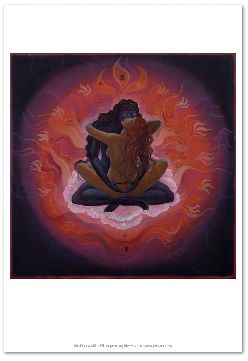 Bhairava & Bhairavi FineArt-Print