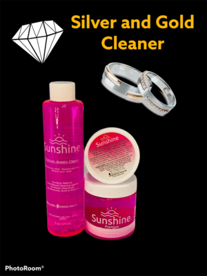 A2/Jewelry cleaner kit/6 ounce refill                    4 Ounce Jewelry Cleaner                             1.5 Ounce Polish             6 Ounce Refill 
