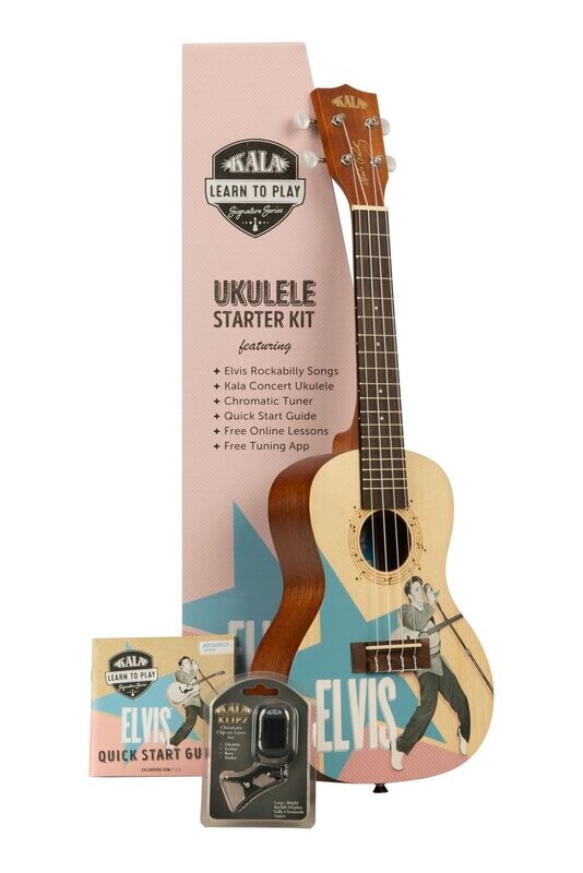 Kala LTP-C-ERB Rockabilly Ukulele Starter Set