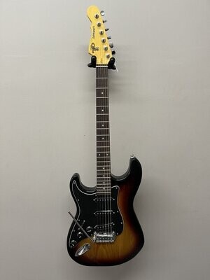 G&L Tribute Series Legacy LEFTY 3-Tone Sunburst w/ Rosewood Fretboard