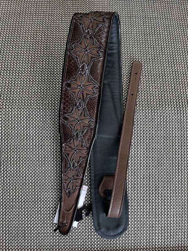 Jodi Head Sandy Snake 3" Brown Snake/Brown Leather