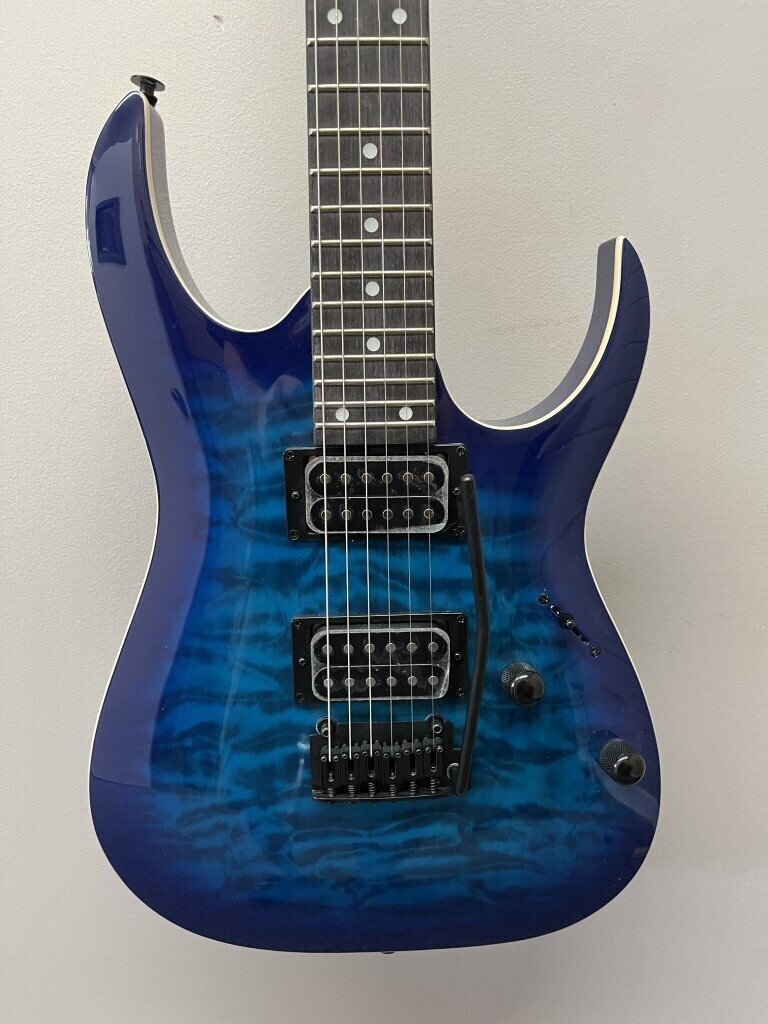 Ibanez GRGA120QA-TBB RGA Series 2022Transparent Blue Burst