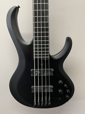 Ibanez BTB625EX 5-string Bass 2022 Black Flat