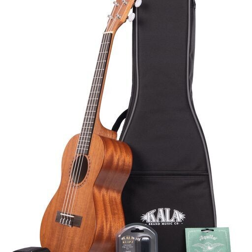 Kala KA-15 Tenor Uke Bundle - Satin Mahogany
