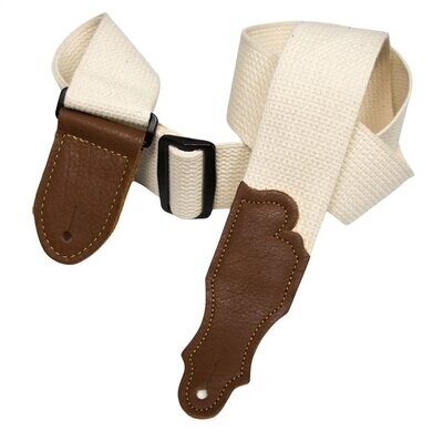 Franklin Straps 2'' Cotton Stich Two-Ply Glove Leather Ends/Natural/Caramel Ends
