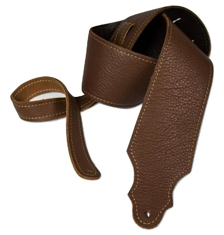 3" Glove Leather/Buck Backing/Caramel/Gold Stitch