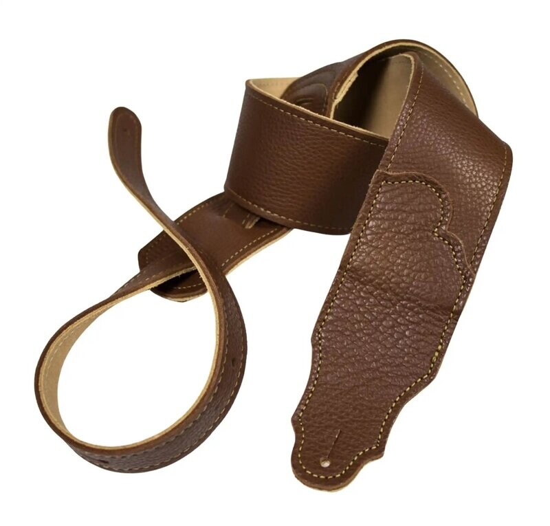 Franklin 2.5" Glove Leather/Conctrast Stitching/Caramel/Gold Stitching