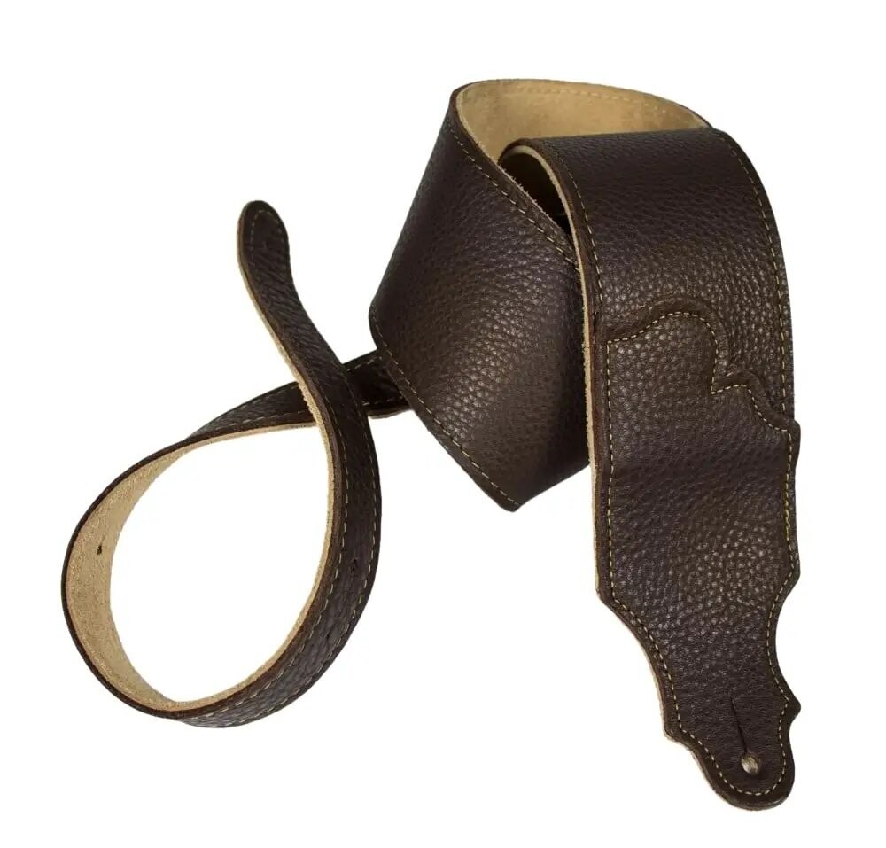 3" Glove Leather/Contrast Stitching/Choc/Gold Stitching
