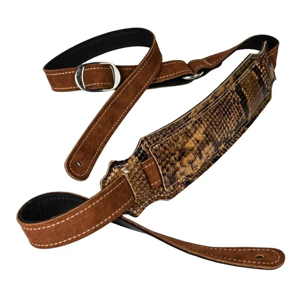 Franklin Glove Leather w/Suede Backing/Nat St/2.5" shoulder pad/Snakeskin56.99