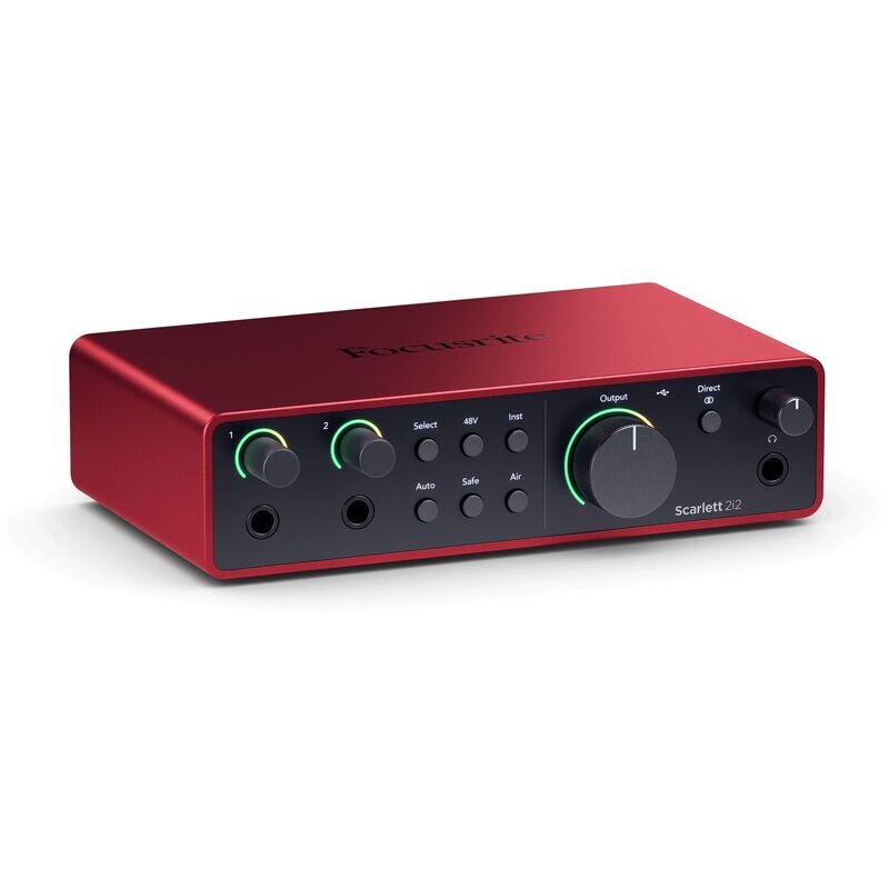 Focusrite Scarlett 2i2 USB Interface, 4th Gen