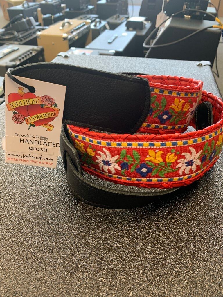 Jodi Head Grove Street Hand Woven Strap Red