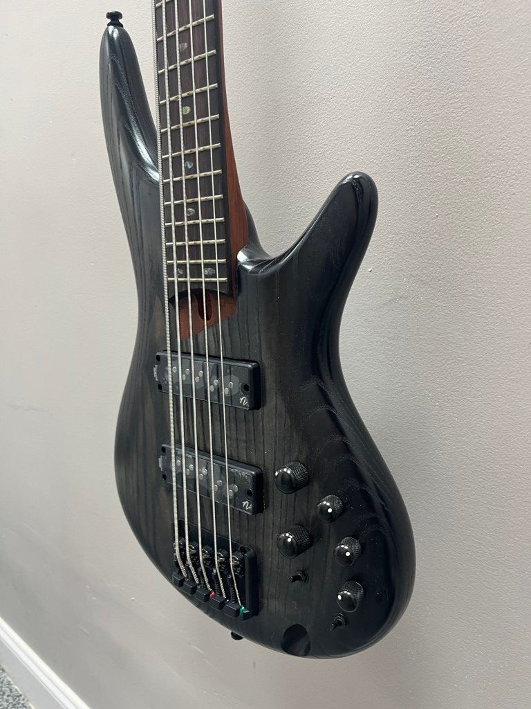 Ibanez Soundgear SR605E 5-String Bass 2024 - Black Stained Burst