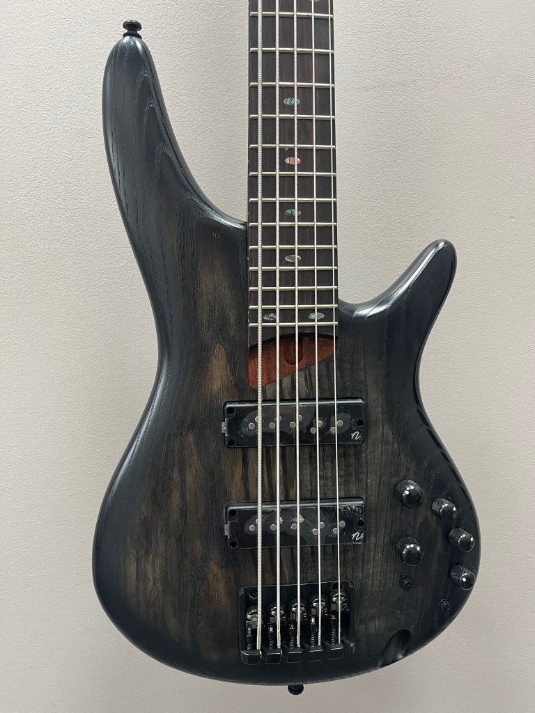 Ibanez Soundgear SR605E 5-String Bass 2024 - Black Stained Burst