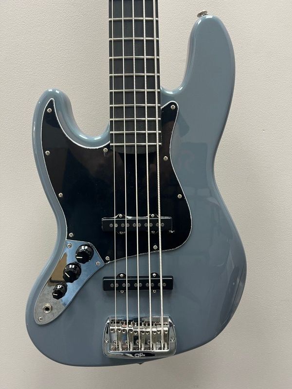 G&L USA JB5 LEFTY 5-String Electric Bass 2024 - Pearl Grey