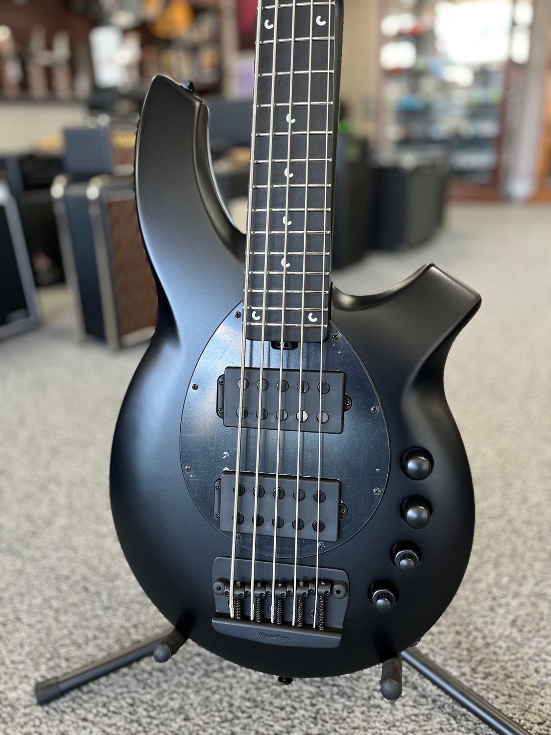 Ernie Ball Music Man Bongo 5 2025 - Stealth Black