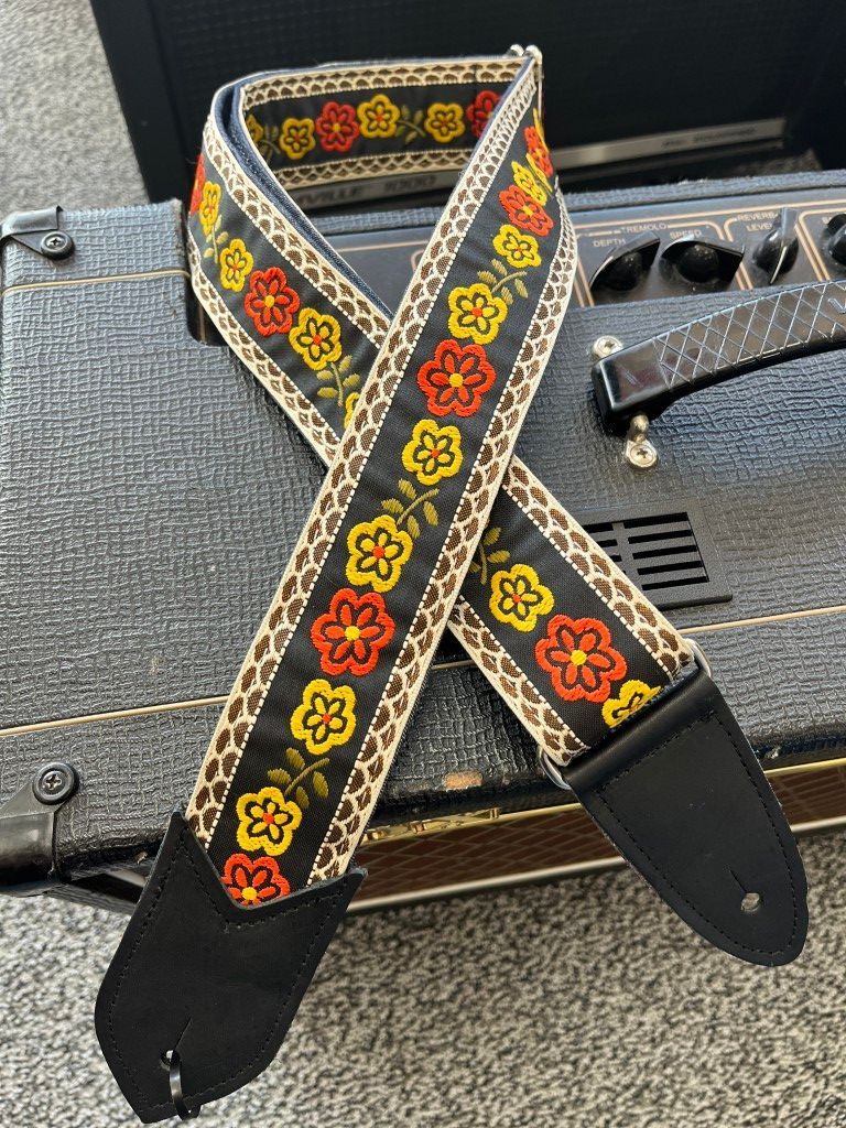 Jodi Head Verna Nashville 2" Denim/Fabric Guitar Strap