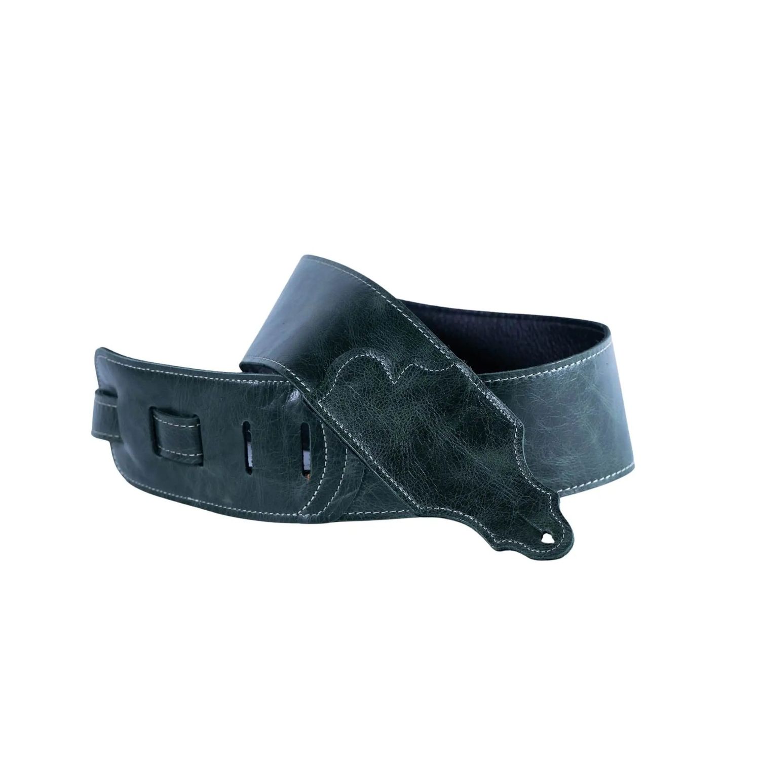 Franklin Straps Jackson Hole Aged Leather Strap - Emerald
