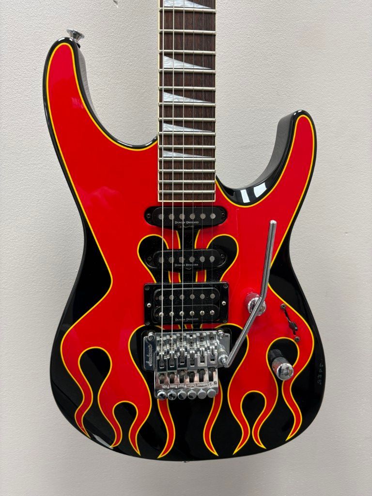 Jackson DK2 Dinky MIJ - Hot Rod Flames