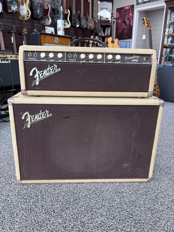 Fender Tremolux 6G9-B 1962 with 1961 Fender Tremolux "Tone Ring" Cabinet - Blonde