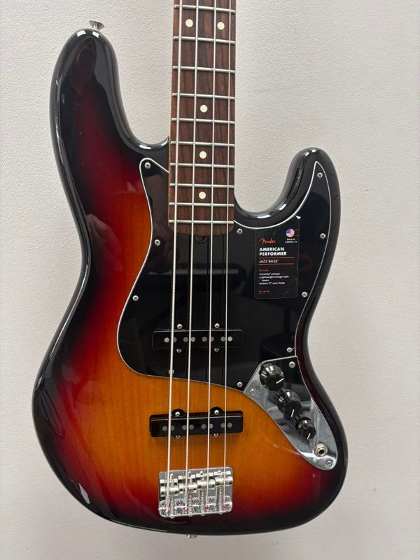 Fender American Performer Jazz Bass 2023 - 3-Tone Sunburst