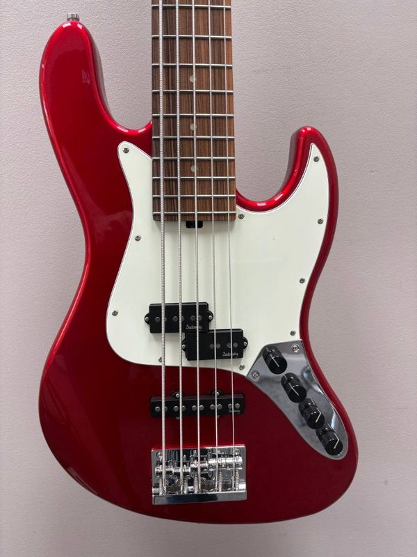Sadowsky MetroExpress 21-Fret Hybrid P/J 5-String Bass 2026 - Candy Apple Red Metallic