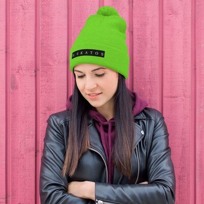 Hekatos LOGO Pom-Pom Beanie