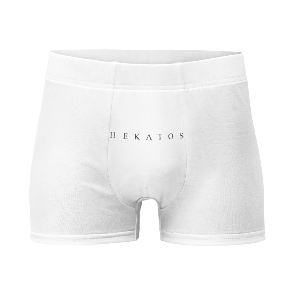 LOGO Print Boxer Briefs, Size: XS