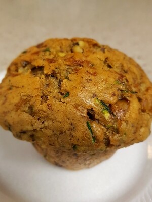 Zucchini Muffin with Whole Wheat Flour
