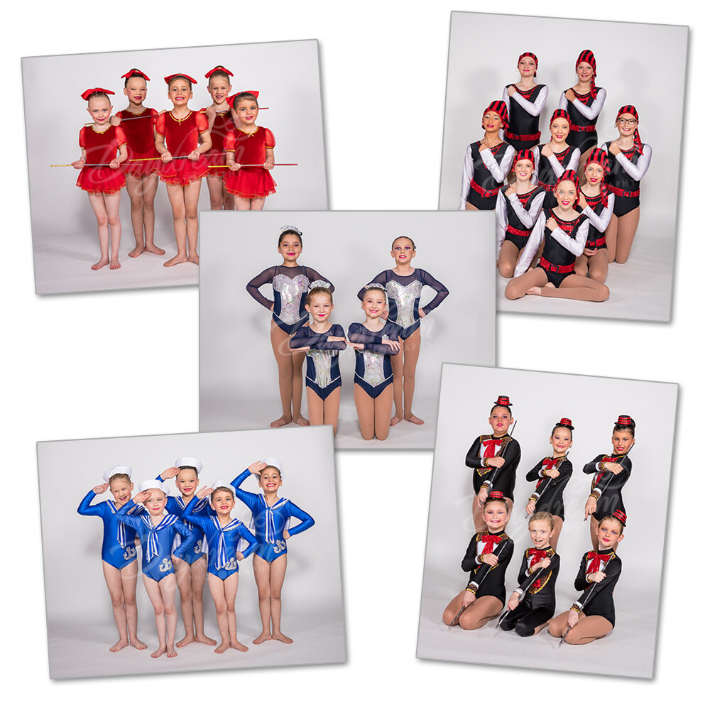 5x7in Multiple Group Photos in packs of 5