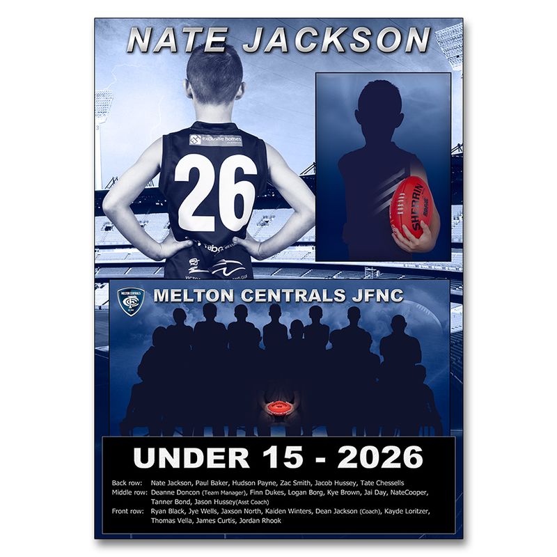 Melton Centrals FNC A3 COMBO - Must be ordered no later than day before session