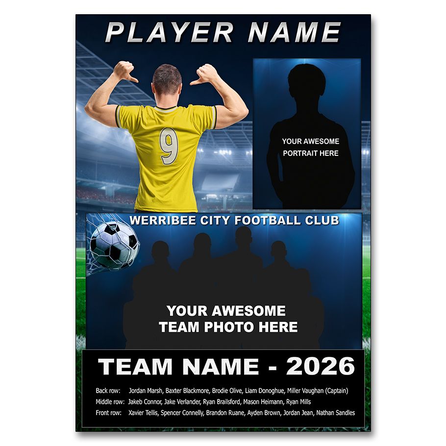 WCFC A3 Combo Print - MUST BE PRE-ORDERED