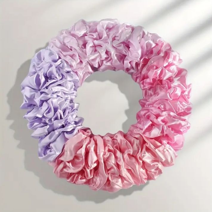 Pastel Satin Scrunchie