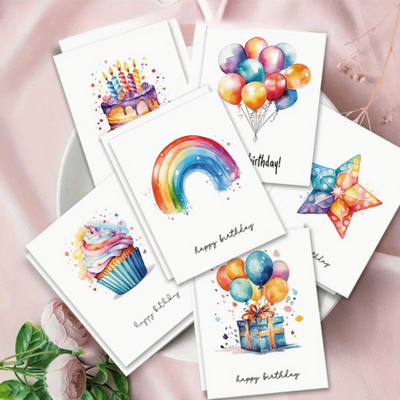 Watercolor Birthday Card