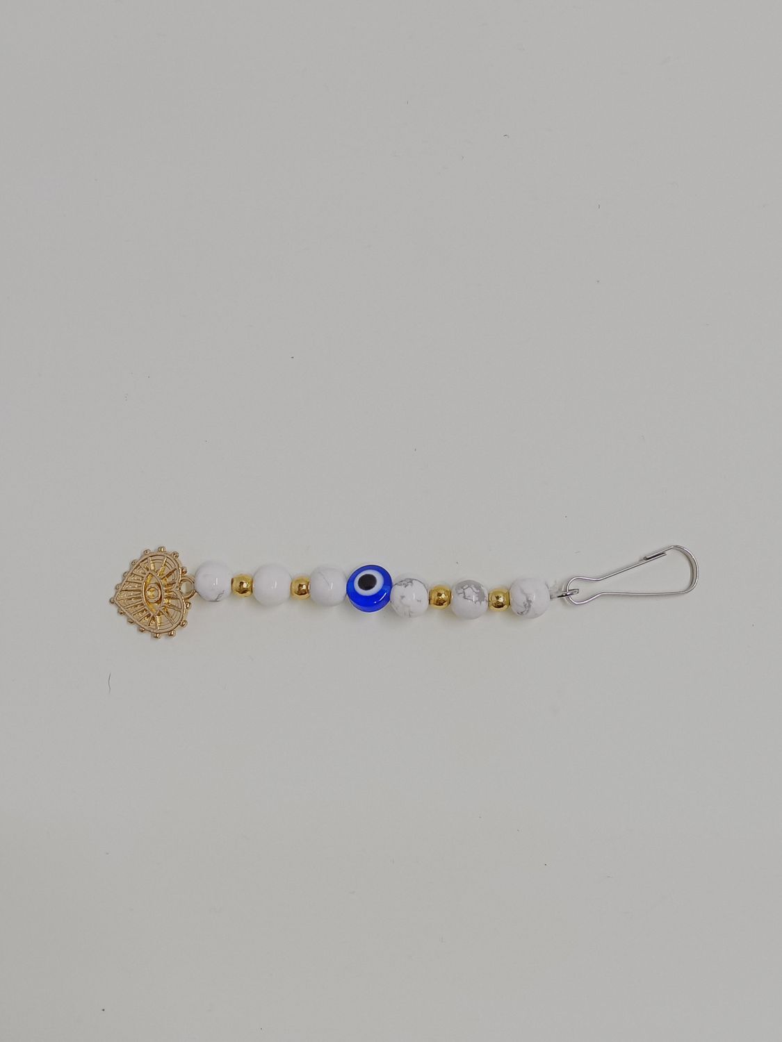 Evil eye inspired key chain