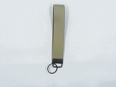 Faux Leather Keychain Wristlet