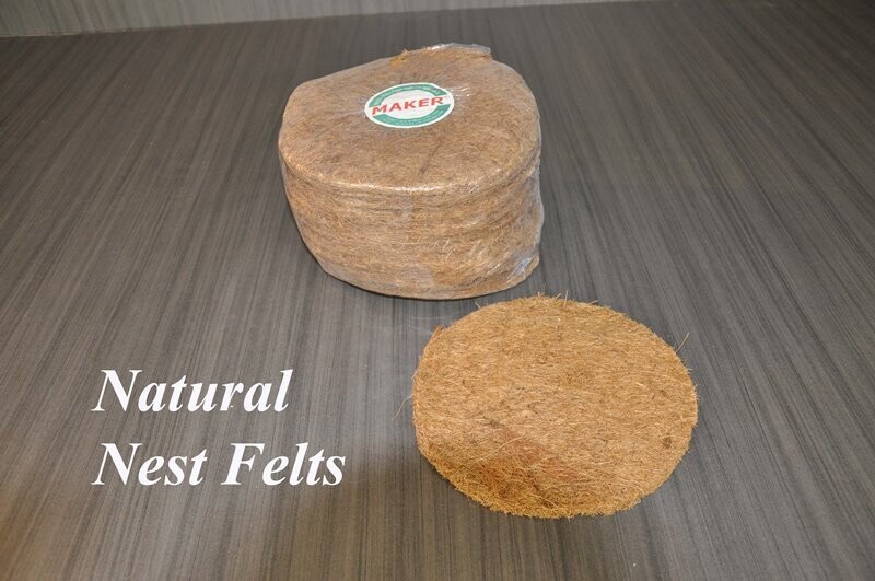 25 NATURAL NEST FELTS 24 CM OUT OF STOCK