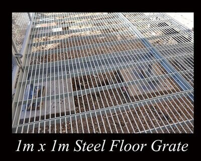 1m x 1m Steel Floor Grate