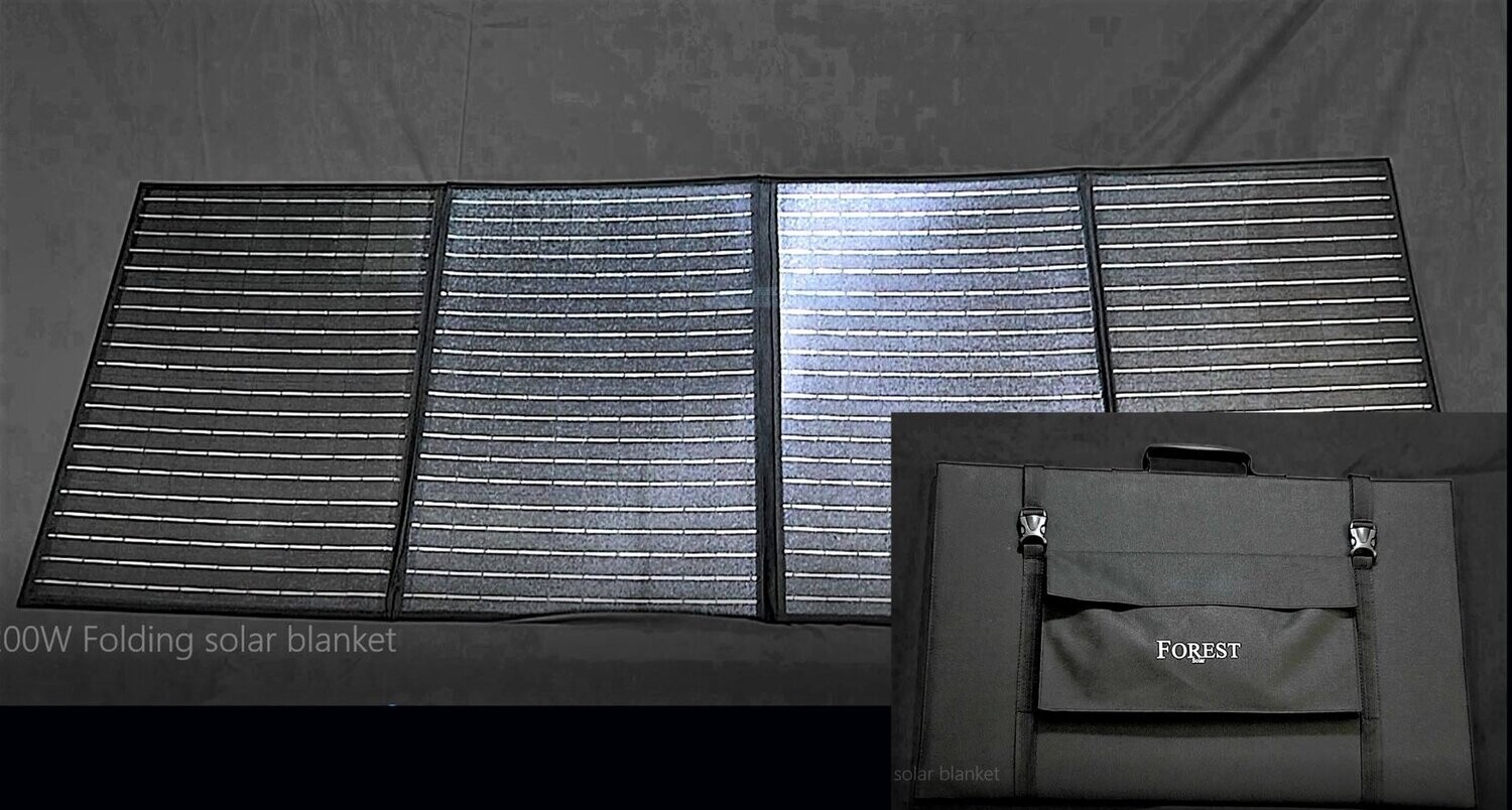 200W ETFE (VMP) 40V Monocrystalline folding solar blanket