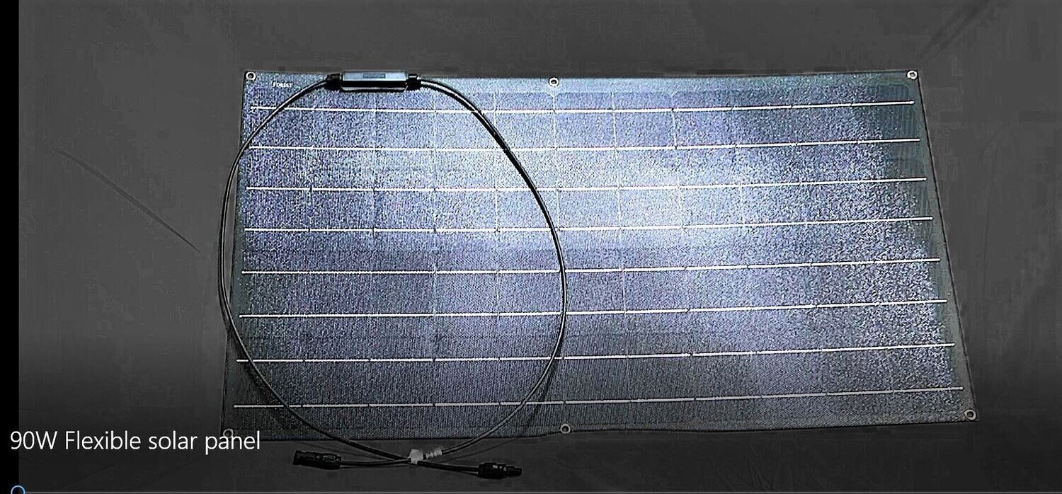 90W ETFE (VMP) 22V Monocrystalline semiflexible solar panel