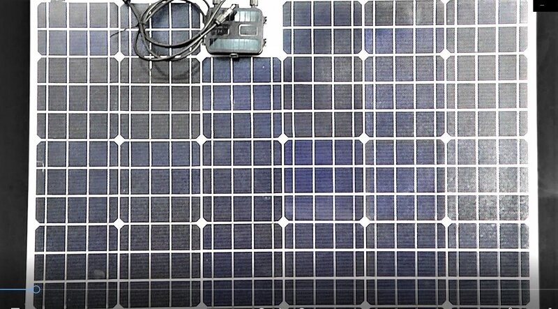 200W ETFE (VMP) 60V Monocrystalline semiflexible solar panel