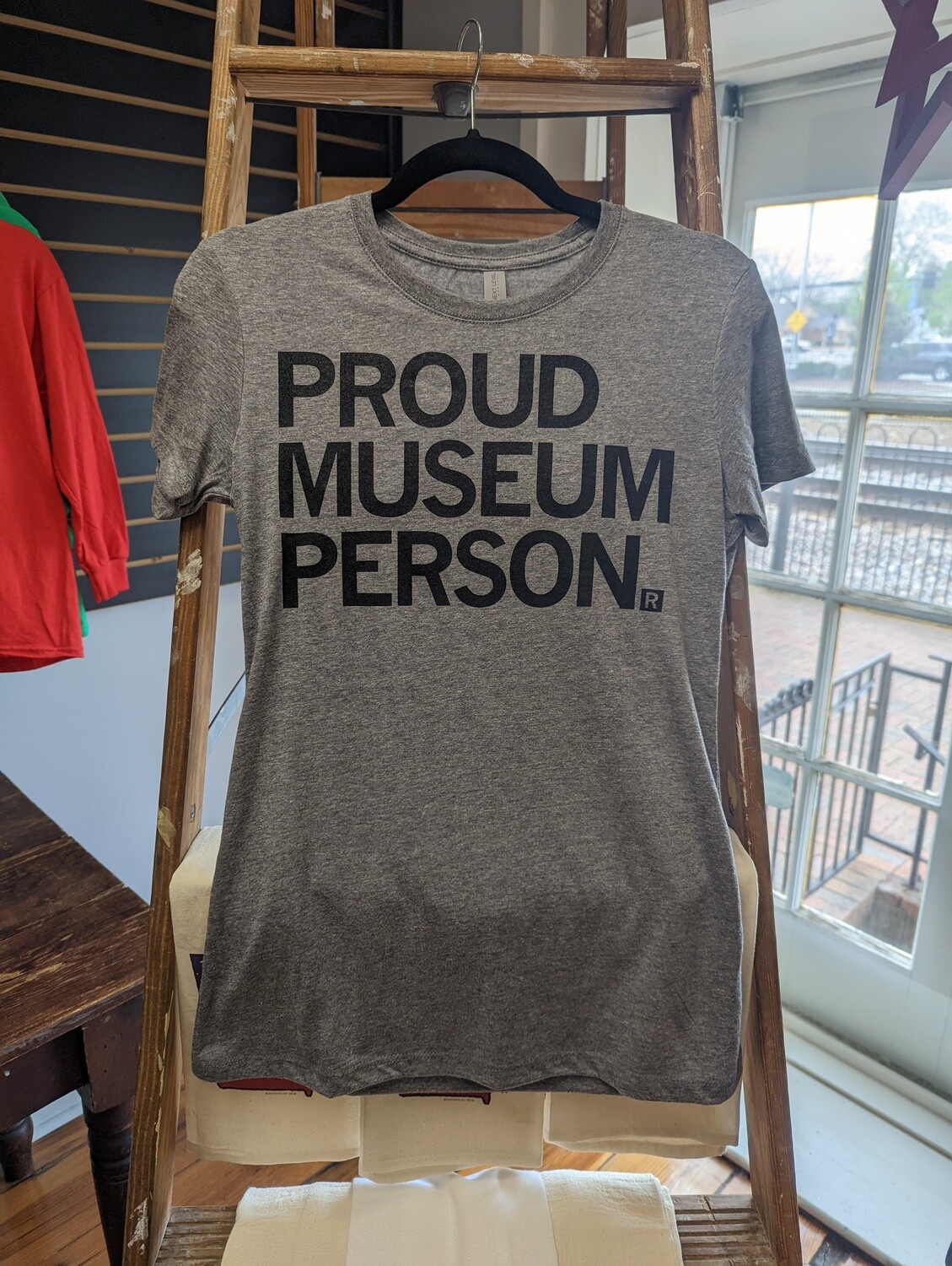 Proud Museum Person Snug Cut T-Shirt