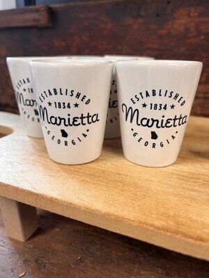 Marietta Ceramic Shot Glass