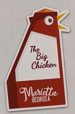 Big Chicken Cutout Magnet